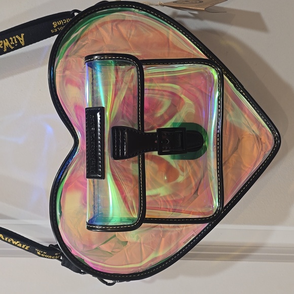 Dr Martens Transparent Heart-Shaped Backpack Crossbody Bag - Picture 12 of 16